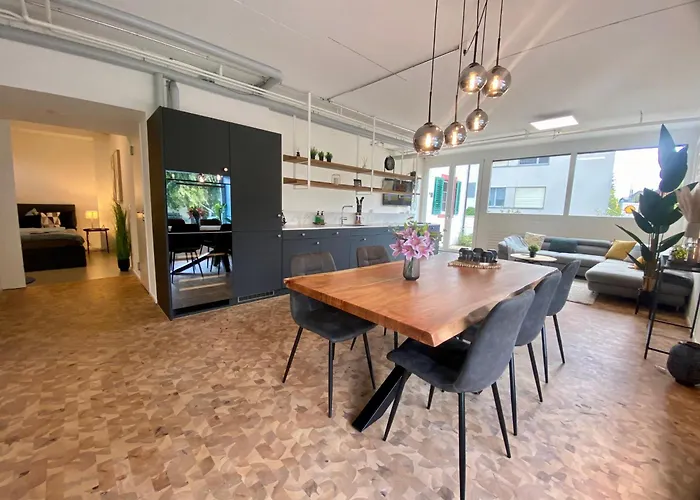 120M2 Modern 3-Bedroom Loft In Zuerich